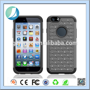 le style de luxe diamants cz couvrir pc <span class=keywords><strong>portable</strong></span> <span class=keywords><strong>etui</strong></span> pour <span class=keywords><strong>iphone</strong></span> 6 - Product Image 1