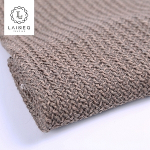 2018 top qualité chaud tactile brun alpaga laine tweed costume tissu - Product Image 2