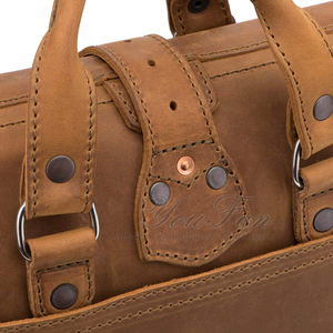 Расширяемая сумка для путешествий, портфель, кожаная сумка-пилот - Product Image 6