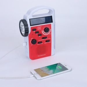Di emergenza <span class=keywords><strong>FM</strong></span> AM SW NOAA Alert Solare Radio con Lettore MP3 HA CONDOTTO LA Torcia Elettrica Della Lampada di Lettura - Product Image 6