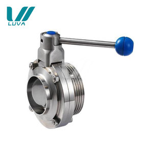สแตนเลสมาตรฐานไฟฟ้า4นิ้วสุขาภิบาล EPDM วาล์วผีเสื้อที่มีการจัดการ - Product Image 2