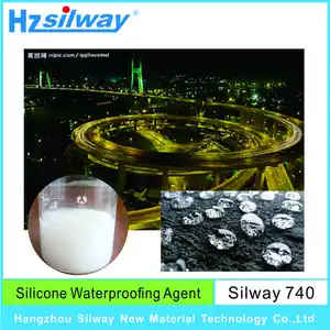 Nuevo tipo silway 740 lista de productos químicos de impermeabilización con emulsión