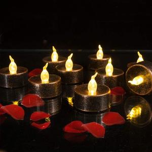 12 piezas de la batería operado de parpadeo sin llama candelita Led velas batería de larga duración de vida cumpleaños bodas-caliente-blanco - Product Image 3