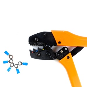 Pre-Insulated Terminal <strong>Crimping</strong> Pliers Carbon Steel <strong>Ratchet</strong> <strong>Tool</strong> for 1-6mm2 Insulated Terminal Connector - Product Image 1