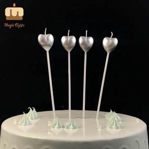 Regalo <span class=keywords><strong>a</strong></span> <span class=keywords><strong>forma</strong></span> <span class=keywords><strong>di</strong></span> cuore rosso all'ingrosso festa <span class=keywords><strong>di</strong></span> compleanno candela per la <span class=keywords><strong>torta</strong></span> - Product Image 3