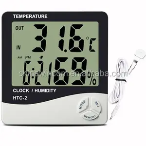 Indoor and outdoor digital thermohygrometer