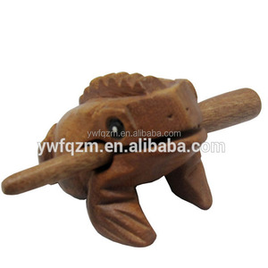 decorativi intagliati a mano thailandia gracidare rana di legno - Product Image 2