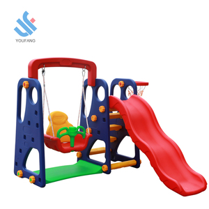 YF-05021B <span class=keywords><strong>pas</strong></span> <span class=keywords><strong>cher</strong></span> enfants mini <span class=keywords><strong>jeux</strong></span> de famille jouet personnalisé en plastique intérieur enfants toboggan et balançoire pour bébé équipement de terrain de jeu - Product Image 3