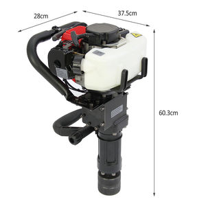 50GPD бензин 32,6 куб. См, 2 столба, двигатель с питанием от столба, молоток, многофункциональные инструменты для сваи - Product Image 5