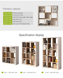 Chất lượng cao tùy chỉnh bằng gỗ <span class=keywords><strong>MDF</strong></span> tập tin nội thất văn phòng với mở cuốn sách thiết kế khả năng hiển thị cao Tủ hồ sơ - Product Image 5