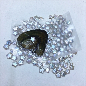 Atacado de 9-11mm aaa estrela forma natural pérolas barroco manchas conchas em água doce oysters embalagem a vácuo - Product Image 1