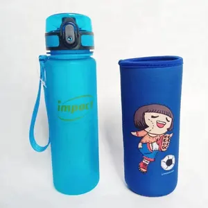 Enfriador de manga de botella de agua de neopreno lindo simple personalizado de moda más nuevo para niños