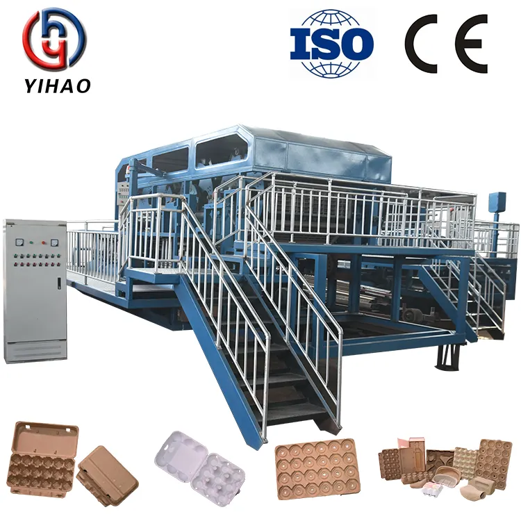 Tái Chế Chất Thải Hộp Giấy Làm Khay Trứng Máy Làm/Trứng Trang Trại Máy/Trứng Carton Máy Làm