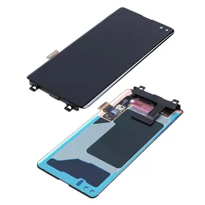 תיקון חלקי המקורי LCD תצוגת מסך מגע Digitizer + מסגרת לסמסונג גלקסי S10 בתוספת G975 LCD