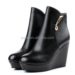 Newest Styles <strong>Wedge</strong> Designs Haldf <strong>Boots</strong> CP6700 - Product Image 1