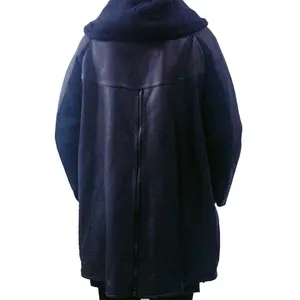Buen proveedor superventas negro real chaquetas de cuero escudo ropa para mujer en línea para la venta