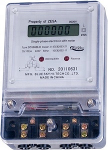 Compteur d'énergie électrique monophasé 3 fils, compteur d'énergie électrique/kilomètre-étalonneur kWh, compteur d'énergie électrique/<span class=keywords><strong>kilowatt</strong></span>-<span class=keywords><strong>heure</strong></span> - Product Image 4