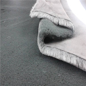 Oeko tex стандартная 100% полиэфирная замшевая ткань из искусственного меха кролика - Product Image 5