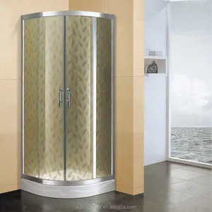 バスルーム強化ガラスシャワーバスキャビン