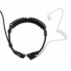 Dropship Mikrofon Mulut Bisa Diperpanjang Headset Earpiece Mikrofon untuk CB Radio Walkie Talkie BAOFENG UV-5R Plus UV-B5 UV-B6 GT-3 UV-5X