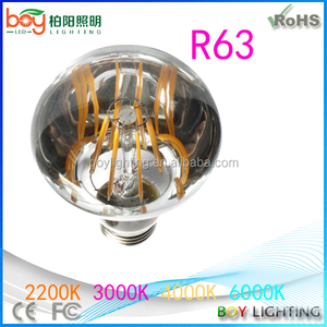 Hot bạc màu AC85-265V nhấp nháy miễn phí cổ điển phản xạ <span class=keywords><strong>R63</strong></span> <span class=keywords><strong>Filament</strong></span> <span class=keywords><strong>LED</strong></span> <span class=keywords><strong>BULB</strong></span> - Product Image 6