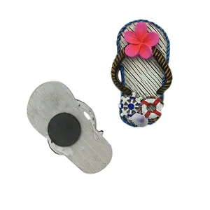 Aangepaste China fabricage Slipper stijl koelkastmagneet souvenir