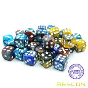 Bescon 12mm D6 Xúc Xắc 36 trong Cube, Các Loại Gemini ĐÁ Màu Sắc, 12mm Sáu Bên Chết (36) Khối của Con Xúc Xắc - Product Image 3