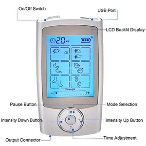 Taşınabilir kilo kaybı zayıflama onlarca birim elektrikli kas stimülatörü EMS
