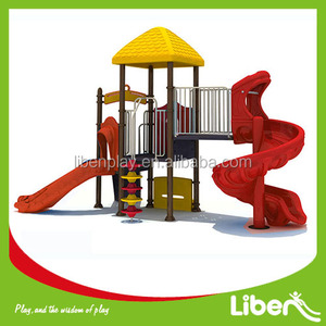 Liben – jeu de jeu en plastique pour enfants, extérieur, école, enfants, toboggan Commercial, vente <span class=keywords><strong>d</strong></span>'équipement - Product Image 2