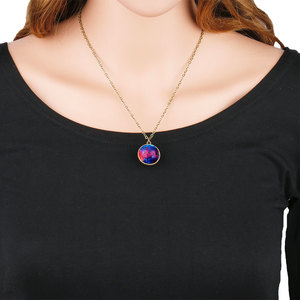 La migliore vendita della collana della luna nel buio incandescente universo planet collana per i monili delle donne - Product Image 2