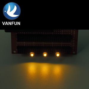 Vanfun <span class=keywords><strong>5Mm</strong></span> <span class=keywords><strong>Led</strong></span> Diode Stro Hoed Ontwerp Omgekeerde Spanning <span class=keywords><strong>5V</strong></span> <span class=keywords><strong>Dip</strong></span> Door Gat 1000 Stuks Per Tas Fabrikant Product - Product Image 5