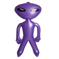 Mart personnalisé 90cm 170cm PVC alien jouets enfants alien gonflable pour la publicité