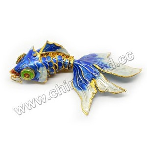 La mejor calidad <span class=keywords><strong>de</strong></span> oro cloisonne pescado colgante encanto, cloisonne joyas <span class=keywords><strong>de</strong></span> esmalte encanto, <span class=keywords><strong>amuletos</strong></span> <span class=keywords><strong>de</strong></span> joyería - Product Image 2