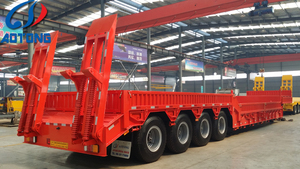 3 AS 60 Ton <span class=keywords><strong>20Ton</strong></span> Excavator Lowloader Lowbed Rendah <span class=keywords><strong>Trailer</strong></span> Semi Tempat Tidur untuk Dijual Filipina Afrika Selatan - Product Image 6
