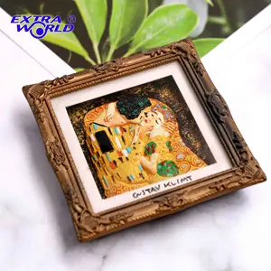 EW00099 Factory Cheap Custom Souvenir Photo Frames Fridge Magnet Van Gogh For Tourist