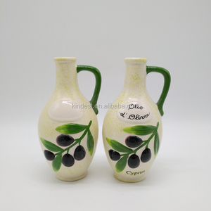 Vendite calde ue mercato in ceramica ampolle da cucina set di <span class=keywords><strong>olio</strong></span> d'oliva brocca e aceto bottiglie per uso di spezie <span class=keywords><strong>all</strong></span>'ingrosso - Product Image 3