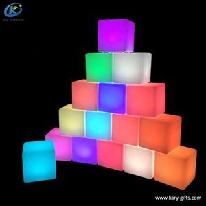 RGB Multi Color Outdoor Plastic <strong>Light</strong> LED <strong>Cube</strong> - Product Image 4