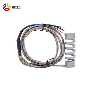 Bobina de Calentamiento por Inducción Cuadrada Pequeña con Termopar, Calentador de Bobina Térmica - Product Image 2