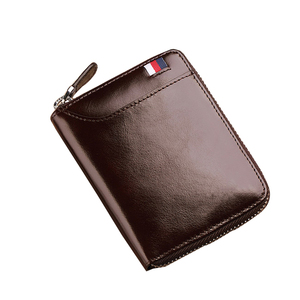 8275 <span class=keywords><strong>Carteras</strong></span> Cortas de Cuero para <span class=keywords><strong>Hombre</strong></span>, Diseño Original al por Mayor, Cartera Pequeña de Cuero Genuino con Múltiples Ranuras para Tarjetas - Product Image 1
