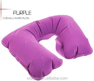 Надувная дорожная подушка U-образной формы для шеи
