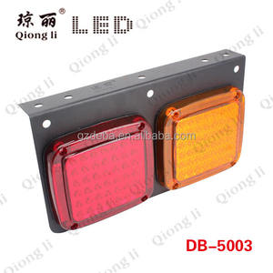 Oem phare arrière avec fer plate tail led lumière, 84 leds rouge / <span class=keywords><strong>orange</strong></span> led auto feu arriere - Product Image 1