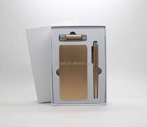 3 in 1 Paket Hadiah Promosi Khusus Power Bank Hub USB Flashdisk Set Hadiah Bisnis Perjalanan untuk Klien VIP - Product Image 2