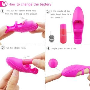 Mini Magic Silicone Women Clitoris Vagina Orgasm Massage <strong>g</strong> <strong>Spot</strong> <strong>Finger</strong> Sleeve Sexy Toys Massager <strong>Vibrator</strong> - Product Image 3