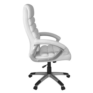 Design ergonomico personalizzabile con rotazione di 360 gradi Made in <span class=keywords><strong>China</strong></span> sedia da scrivania in pelle di lusso bianco di lusso moderno - Product Image 3