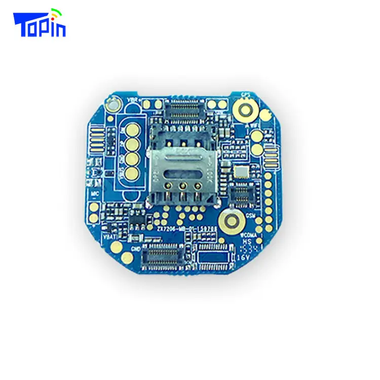 ZX7206 3G GPS Tracker PCB MT6572 GSM GPRS โมดูล GPS 2G + 3G + GPS + WiFi + FM ระบบ Android 5MP กล้องสมาร์ทนาฬิกา32*34มม