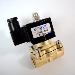 BSPT BSP NPT In Ottone Materiale 2W160-15 V di Tenuta Mezzo Pollice 12V Valvola A Solenoide - Product Image 3