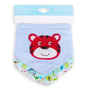 Vêtements chauds pour enfants 100% <span class=keywords><strong>coton</strong></span>, figurines à motif d'animaux mignons, <span class=keywords><strong>Bandana</strong></span> organique - Product Image 6