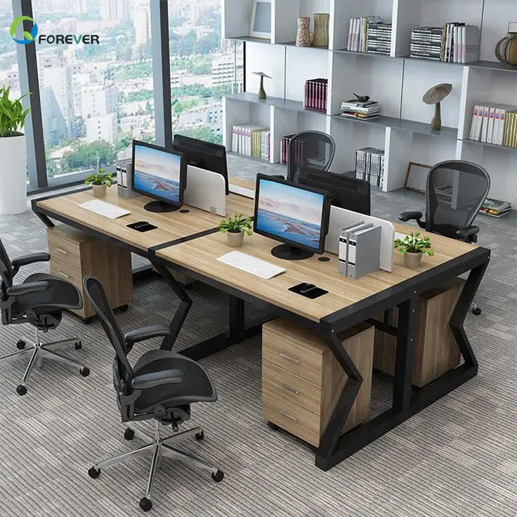 モーデンデザインオフィス会議木製オフィステーブル