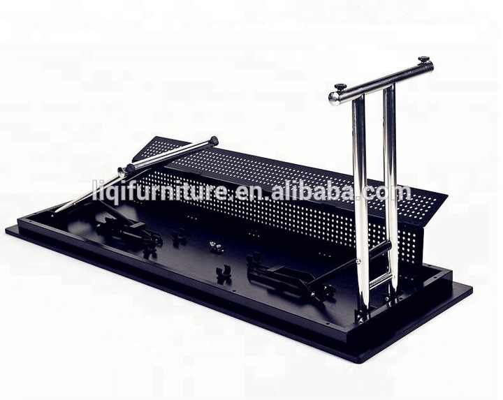 Foldable Study IBM Table with Modesty Panel - Modern & Eco-friendly