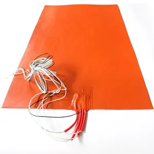 3d printer 500x500 mm flexible silicone rubber heaters Hot plates